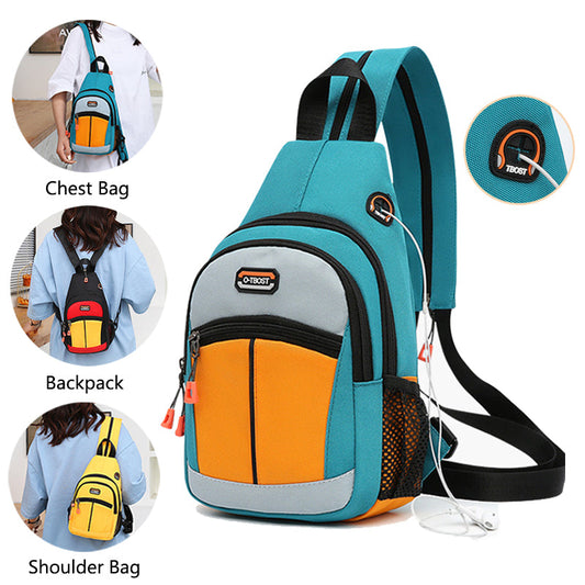 Women Sport Bags Multifunctional Backpack Shoulder Bags With USB Design Enfom Clothing