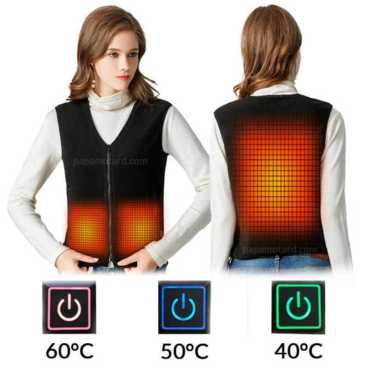 Women Vest Heated Outdoor Waistcoat Enfom Clothing