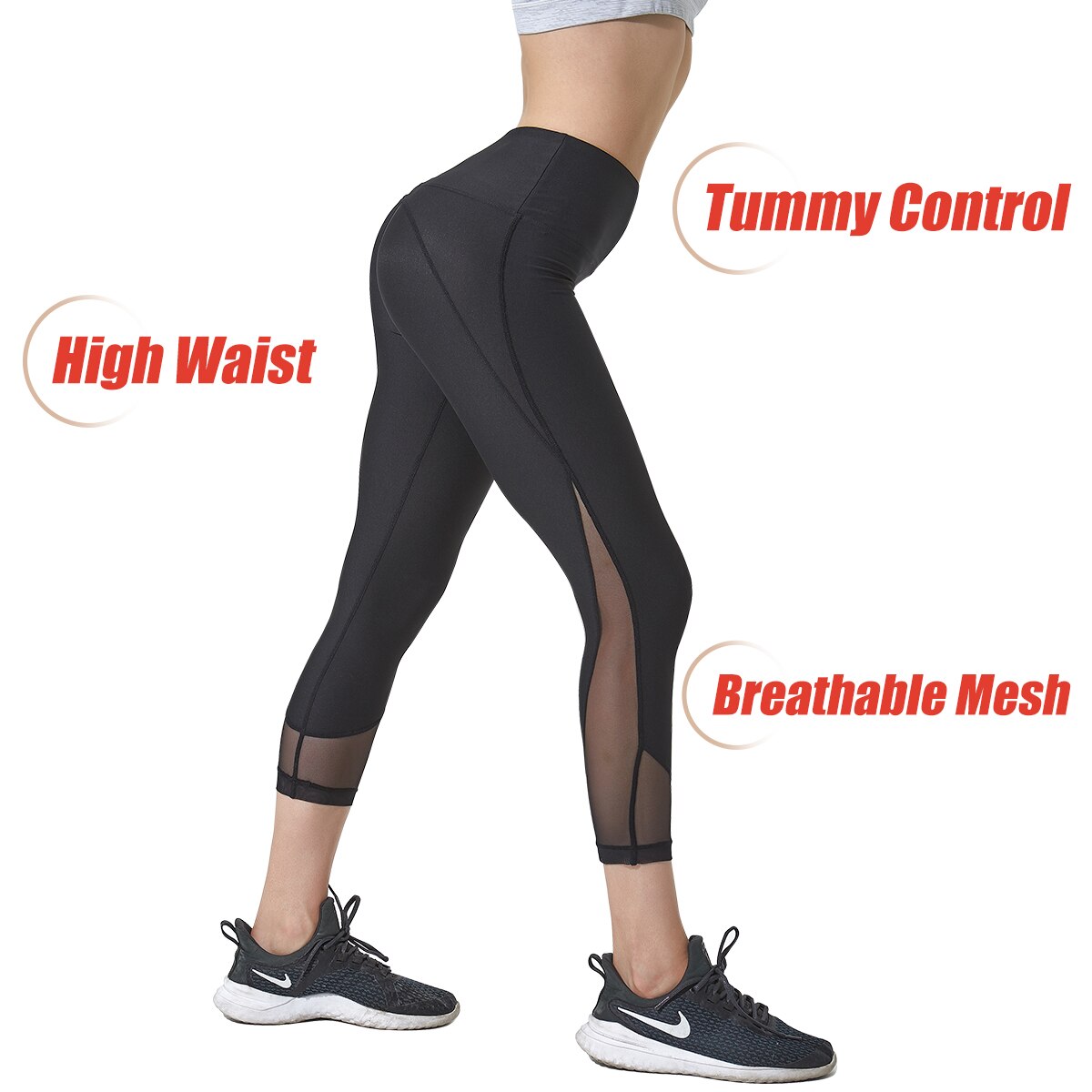 Women Yoga Compression Leggings Sport Seamless High Waist Elastic Pants for Women Running Tights Fitness Workout Yoga Sweatpants Enfom Clothing