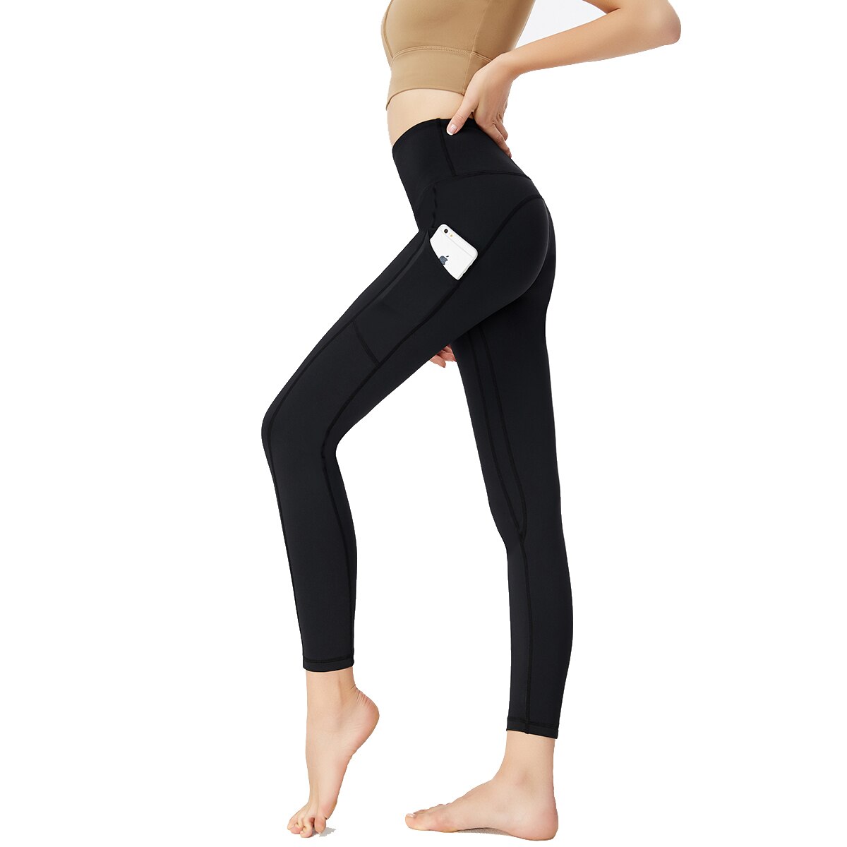 Women Yoga Compression Leggings Sport Seamless High Waist Elastic Pants for Women Running Tights Fitness Workout Yoga Sweatpants Enfom Clothing