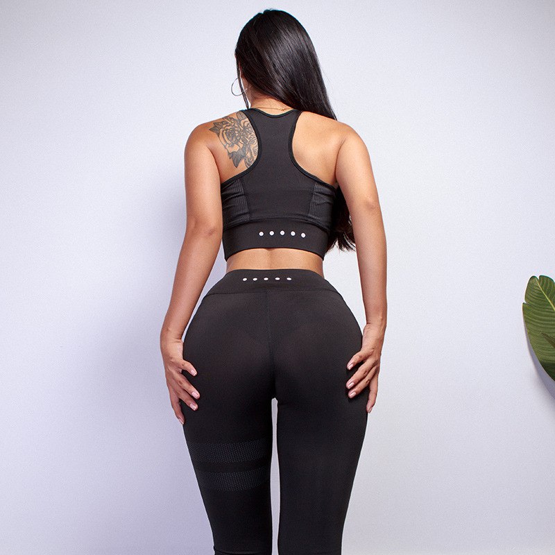 Women sport Suit Gym Yoga Sets 2 Pieces Women Sportwear Yoga Set Fitness Sportwear Workout Set Fitness Yoga Wear Enfom Clothing