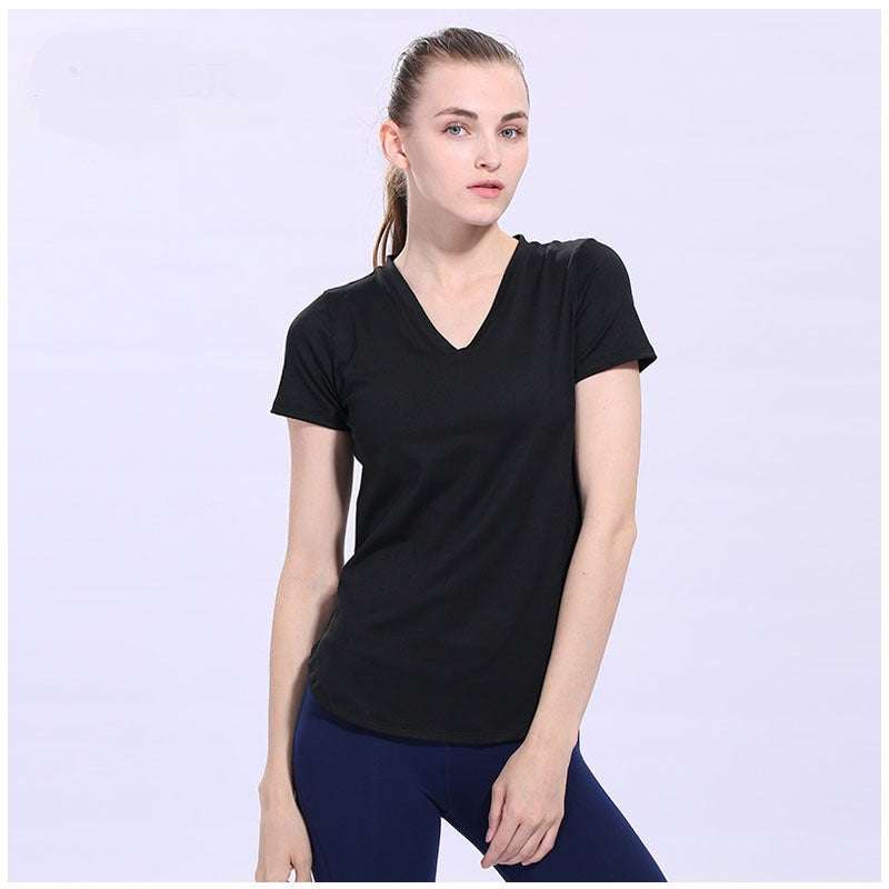 Yoga T-shirt Sport Woman Slim Short Sleeve Enfom Clothing