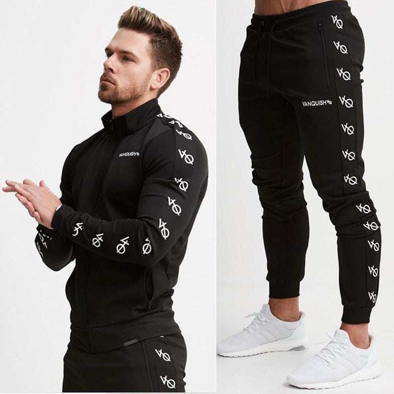 Zip casual cardigan sport casual suit Enfom Clothing