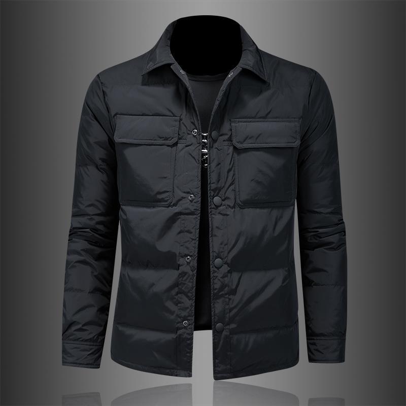 Winter Shirt Cotton-padded Coat For Men