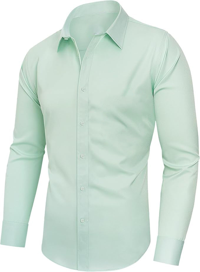 Non-ironing Full Elastic Force Shirt Men