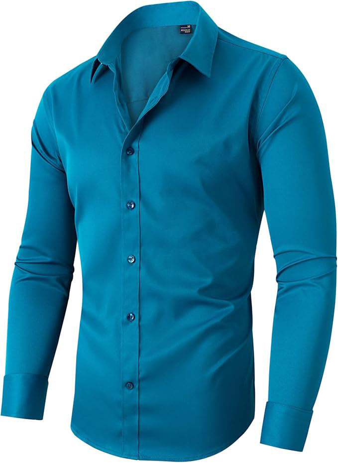 Non-ironing Full Elastic Force Shirt Men