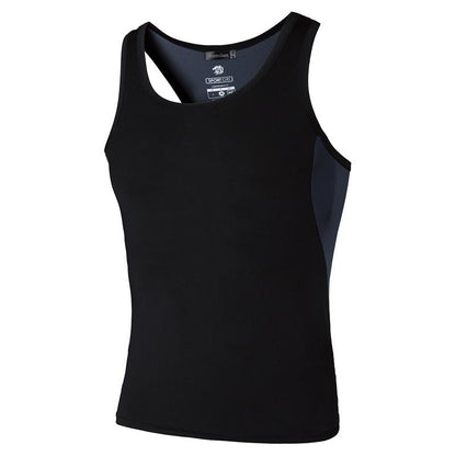 jeansian Men&#39;s Quick Dry Sleeveless Sport Tank Tops Shirts Workout Running LSL3306(PLEASE CHOOSE US SIZE) Enfom Clothing