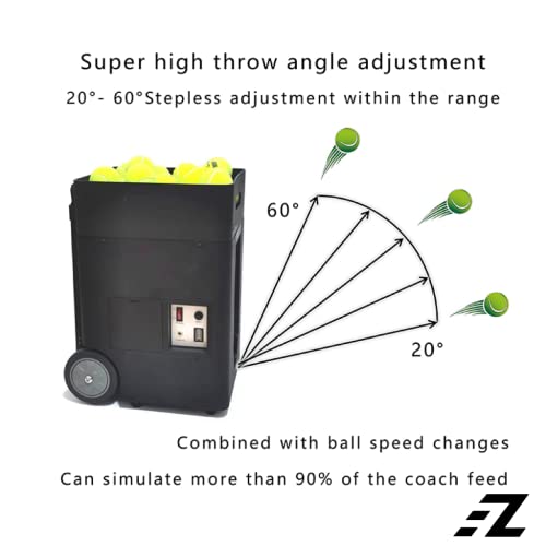 EZ Sports Tennis Ball Machine Compact Enfom Clothing