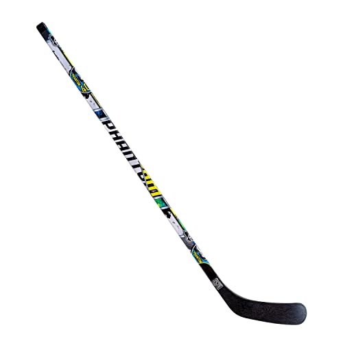 Franklin Sports NHL Youth Street Hockey Stick - Phantom - Kids Right Handed Hockey Stick - Wooden Shaft + Flexible Blade - 48" Enfom Clothing