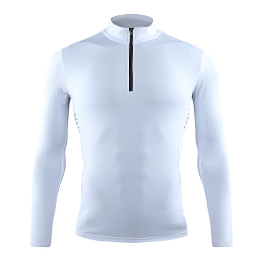 Mens Long Sleeve Running Autumn Bodybuilding Gym Top Workout Quick Drying Compression Jerseys Print Man Sports Jogging Shirts Enfom Clothing